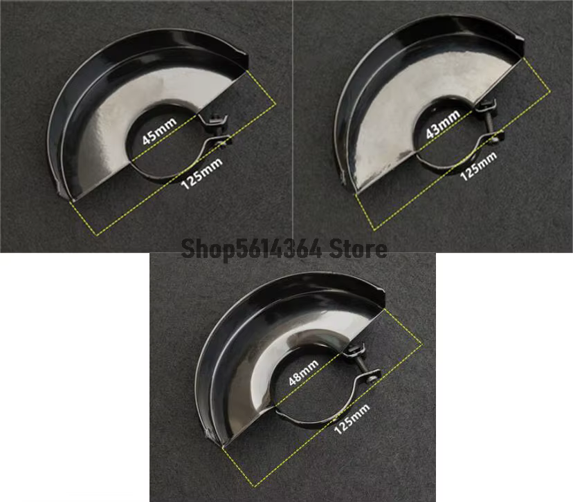 Couvercle de protection de sécurité de roue en métal de 125mm de diamètre pour meuleuse d'angle Bosc