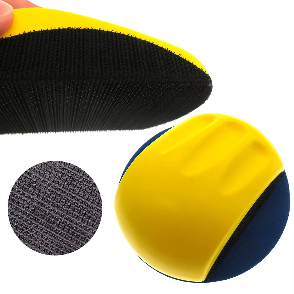 Bloc de sable manuel de 5 pouces 6 pouces pu bloc de sable manuel crochet et boucle papier abrasif d