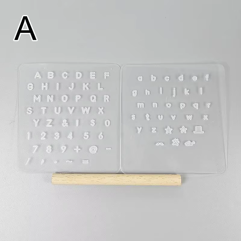 1 ensemble d'outils de marquage et d'impression sur cuir, poinçon de lettrage pour cuir, outil d'imp