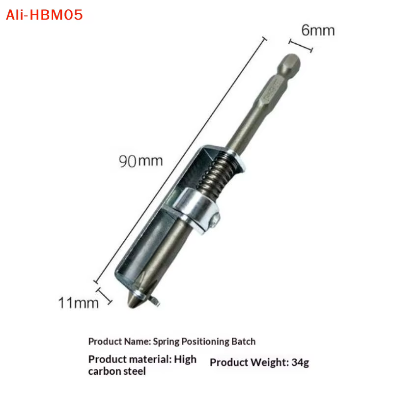 (HB05) 1 pièce - Outil de réparation DIY pour perceuses électriques - Porte-vis 90 mm - Embout de pe