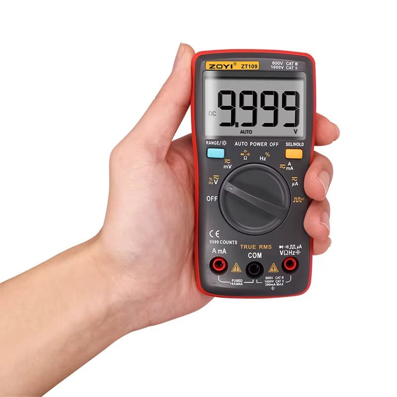 ZOYI-Multimètre électrique numérique ZT109/111, 6000 points, testeur de tension de courant CC/CA, Tr