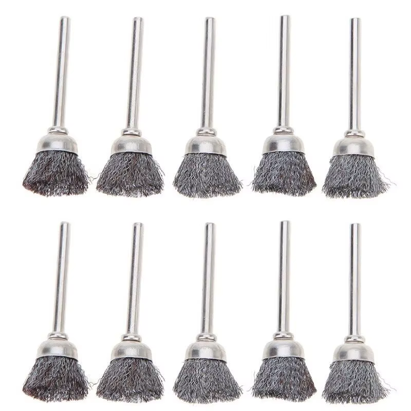 Brosses métalliques pour fonderie, automobile, aérospatiale, usine, entretien, ensemble de brosses e
