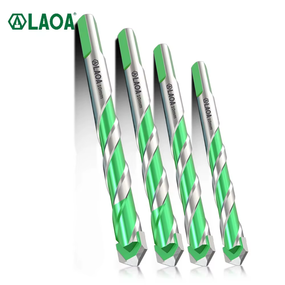 LAOA foret forets multifonctionnels 3-12MM alliage Super dur torsion Overlord foret à travers le tro