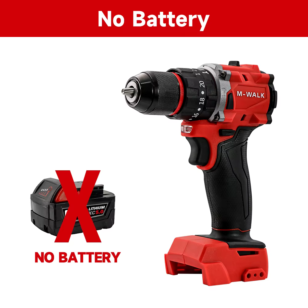 Pour Milwaukee 18V batterie broche Rechargeable sans brosse pilote perceuse électrique tournevis à p