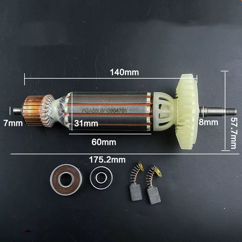 Rotor de meuleuse d'angle pour pièces de moteur de meuleuse WORX WU900 WU926 900S