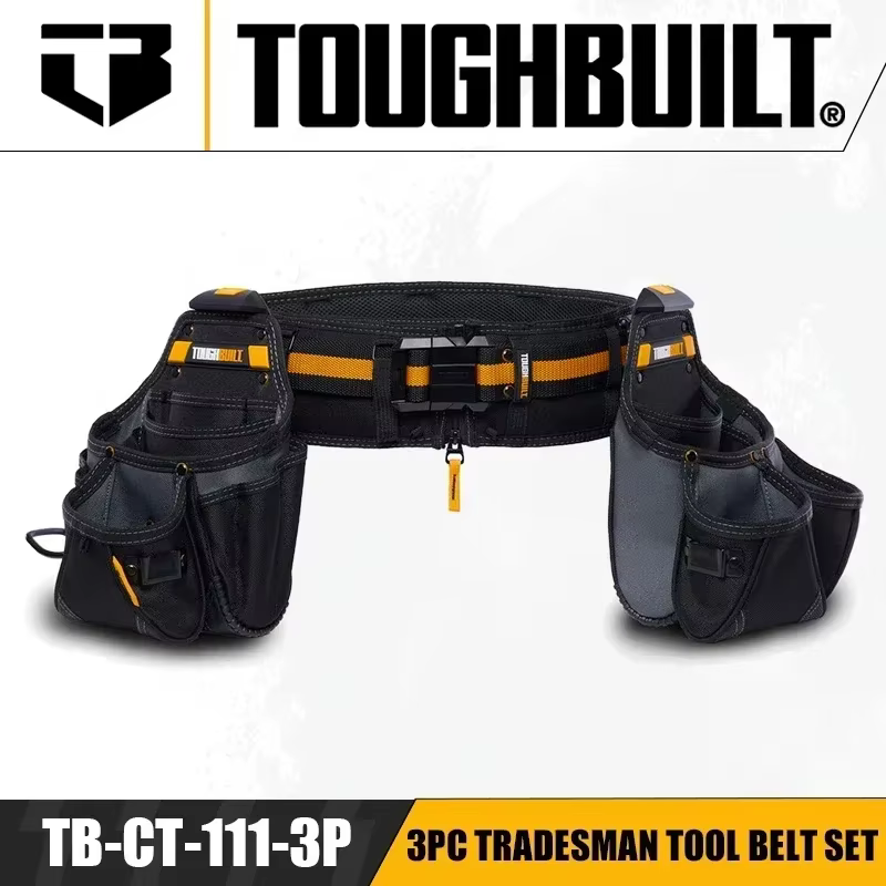 TOUGHBUILT TB-CT-111-3P 3 pièces ensemble de ceintures à outils pour commerçant décoration du bois I