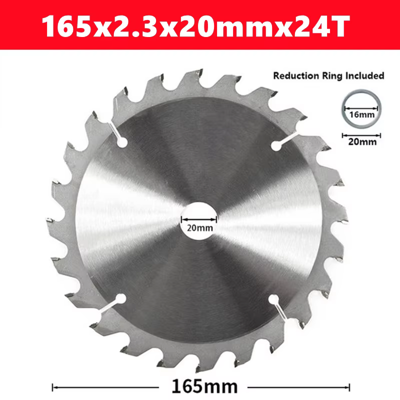 Lame de Scie à Bois en Carbure de 165mm, Adaptée aux Outils Électriques Multifonctions, /05/2019 de 