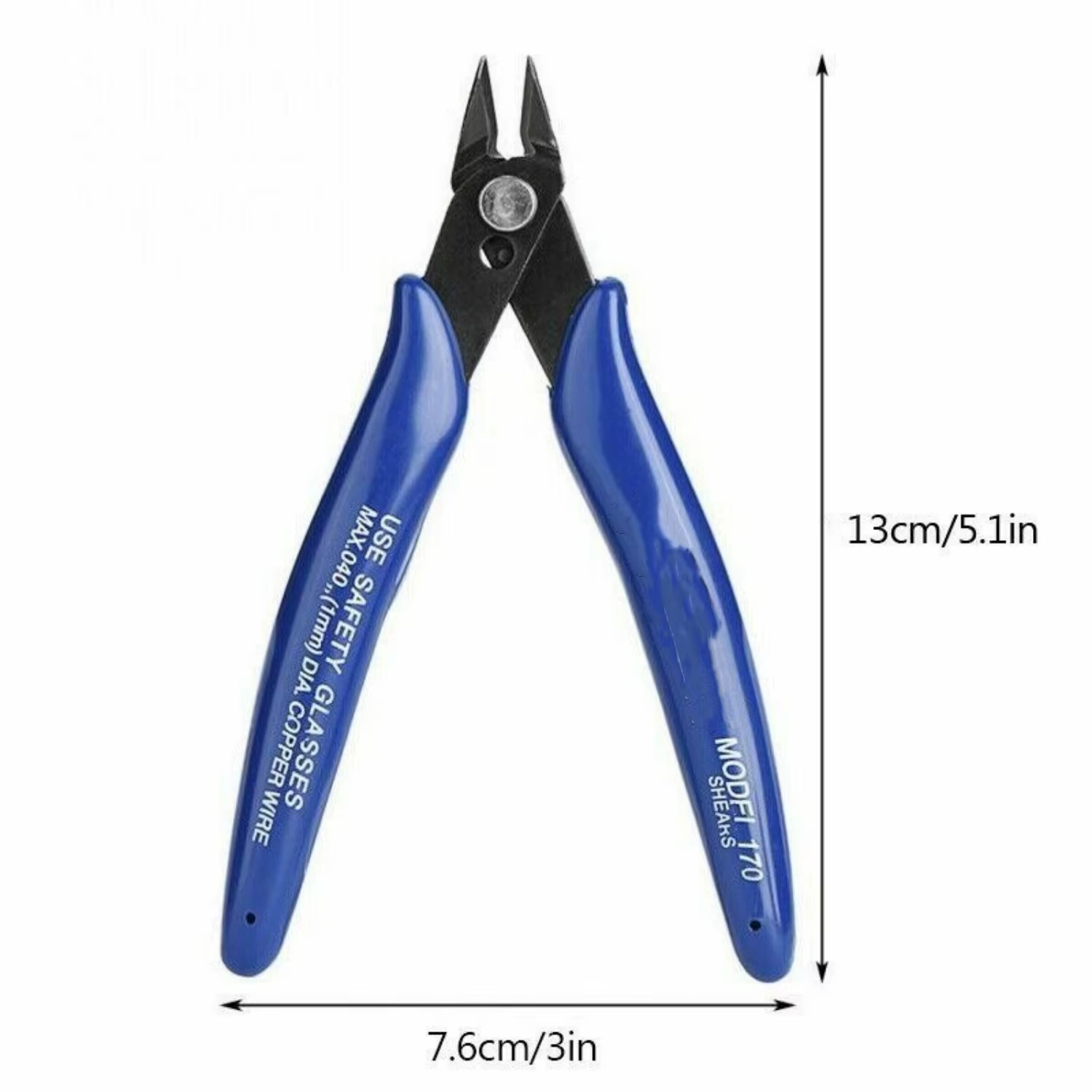Pince coupante diagonale NJBLZQ en acier au carbone pour câbles électriques, coupe-fils, outil manue