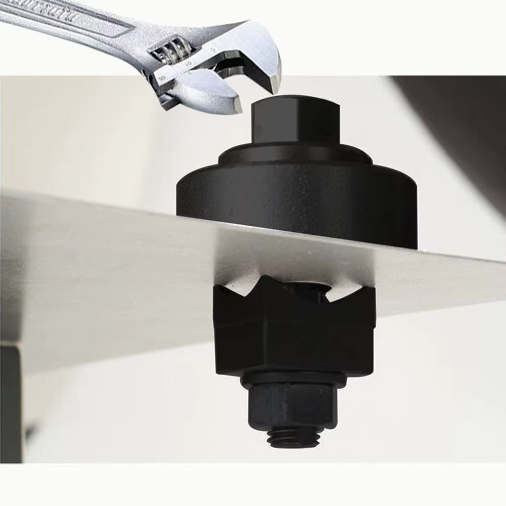 Scies à trous en acier pour tôles de 16 mm à 50 mm, ouvre-trous antidérapant, outils de poinçonnage