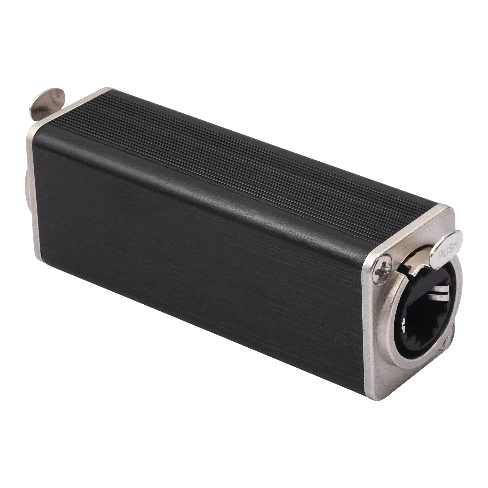 Convertisseur de raccordement réseau RJ45 femelle-femelle avec système de verrouillage à ressort rec