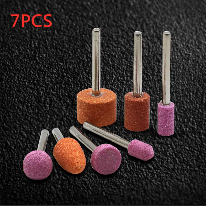 Pierre montée Abrasive pour outils rotatifs Dremel, tête de meule, accessoires d'outils Dremel, 7 pi