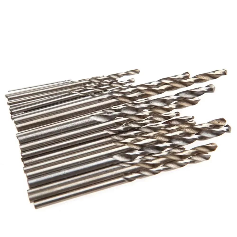 10 pièces Micro HSS forets hélicoïdaux embouts à tarière à tige droite pour perceuse électrique en o