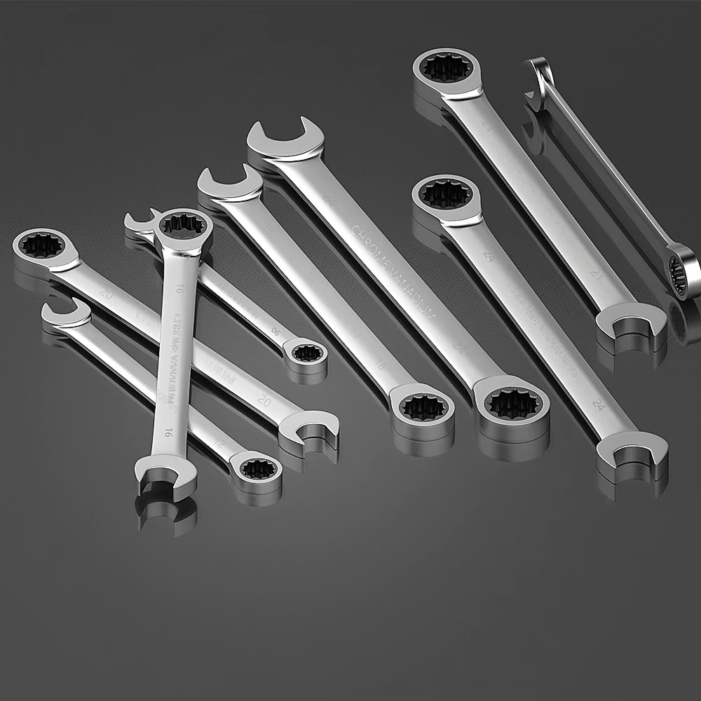WOZOVP Partners-Ensemble de cliquet de tête, Meacceler6-19mm, 72 dents, Cr-V mètre ted
