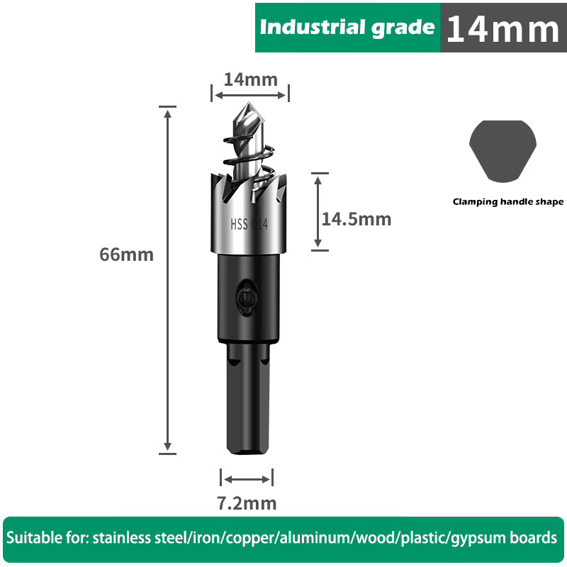 Jeu de scies cloche 12-100mm forets en métal dur ouvre-trou robuste coupe-trou pour métal acier inox