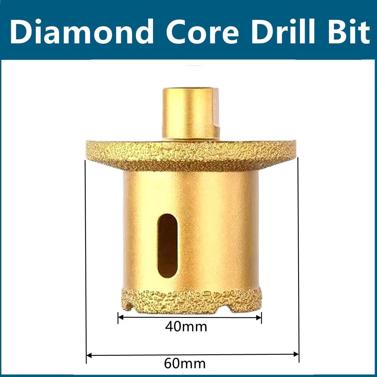 1PC foret ouvre-trou meuleuse brasé diamant trou foret scie noyaux pour carreaux de marbre lavabo tr