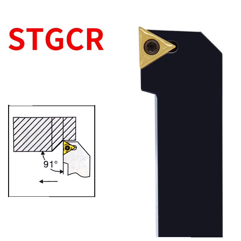 STGCR1212 STGCR1616 STGCR2020 STGCR2525 barre d'outils externe STGCR STGCL porte-outil de tour CNC l