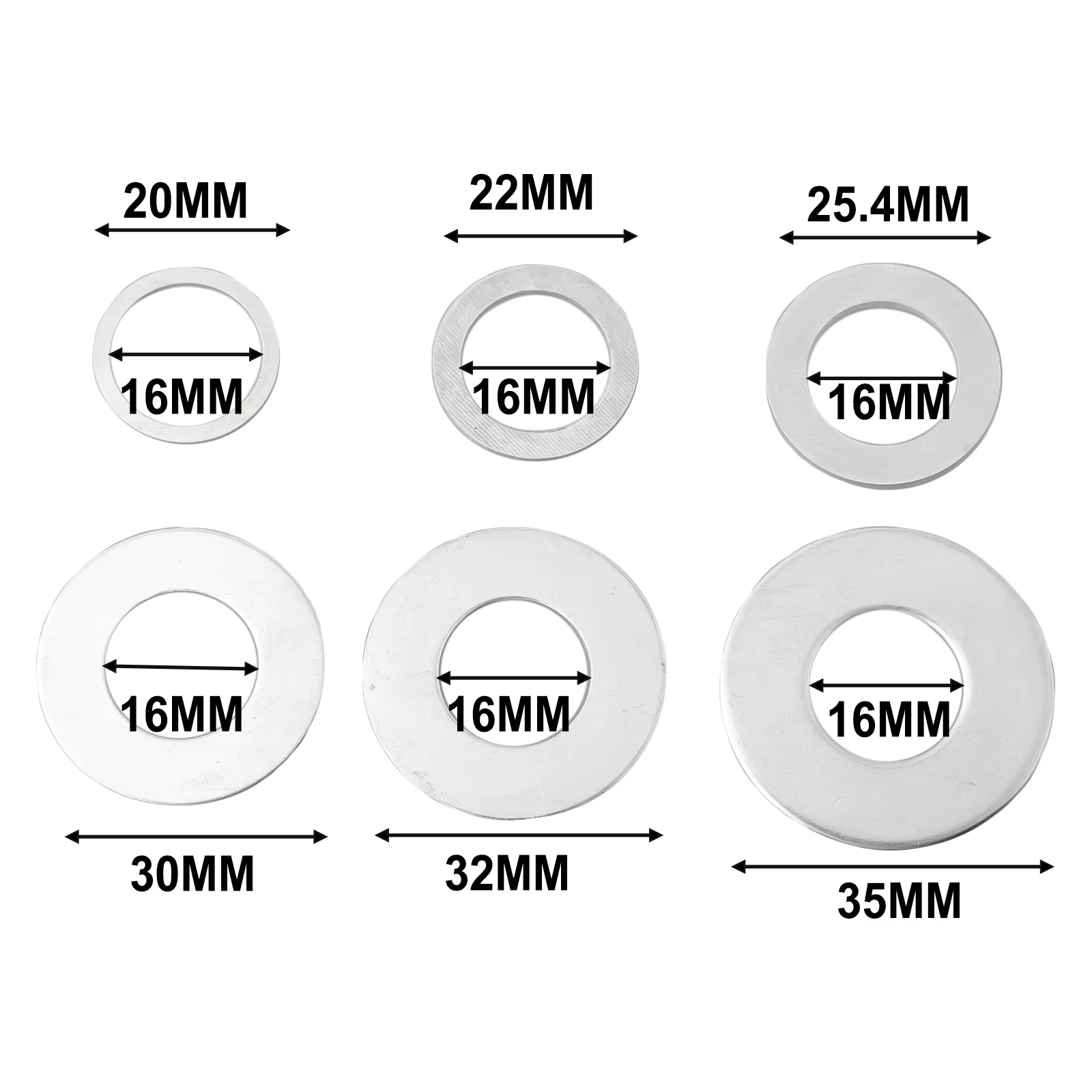 Anneaux de réduction de lame de scie circulaire, anneau de conversion pour lame de scie circulaire, 