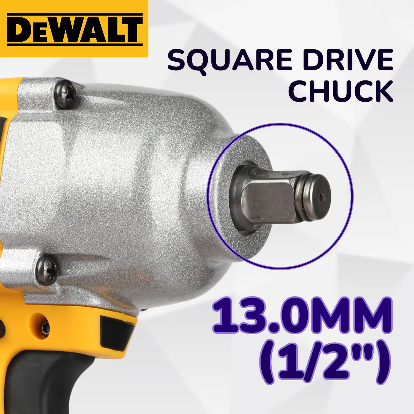 DeWalt DCF900 clé à chocs électrique sans brosse à couple élevé 20V alimentée électrique Durable pou
