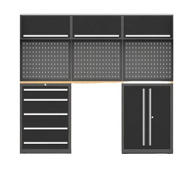 Armoire à outils robuste en acier de haute qualité avec tiroirs, armoire à Double porte et murale av
