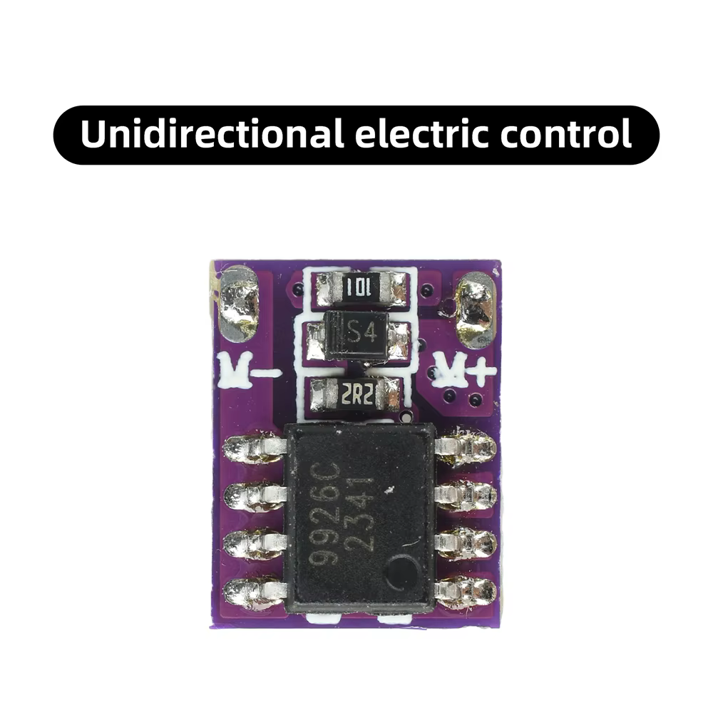 Mini ESC brossé pour modèles RC, modes bidirectionnel et unidirectionnel, ultra compact, léger, pour