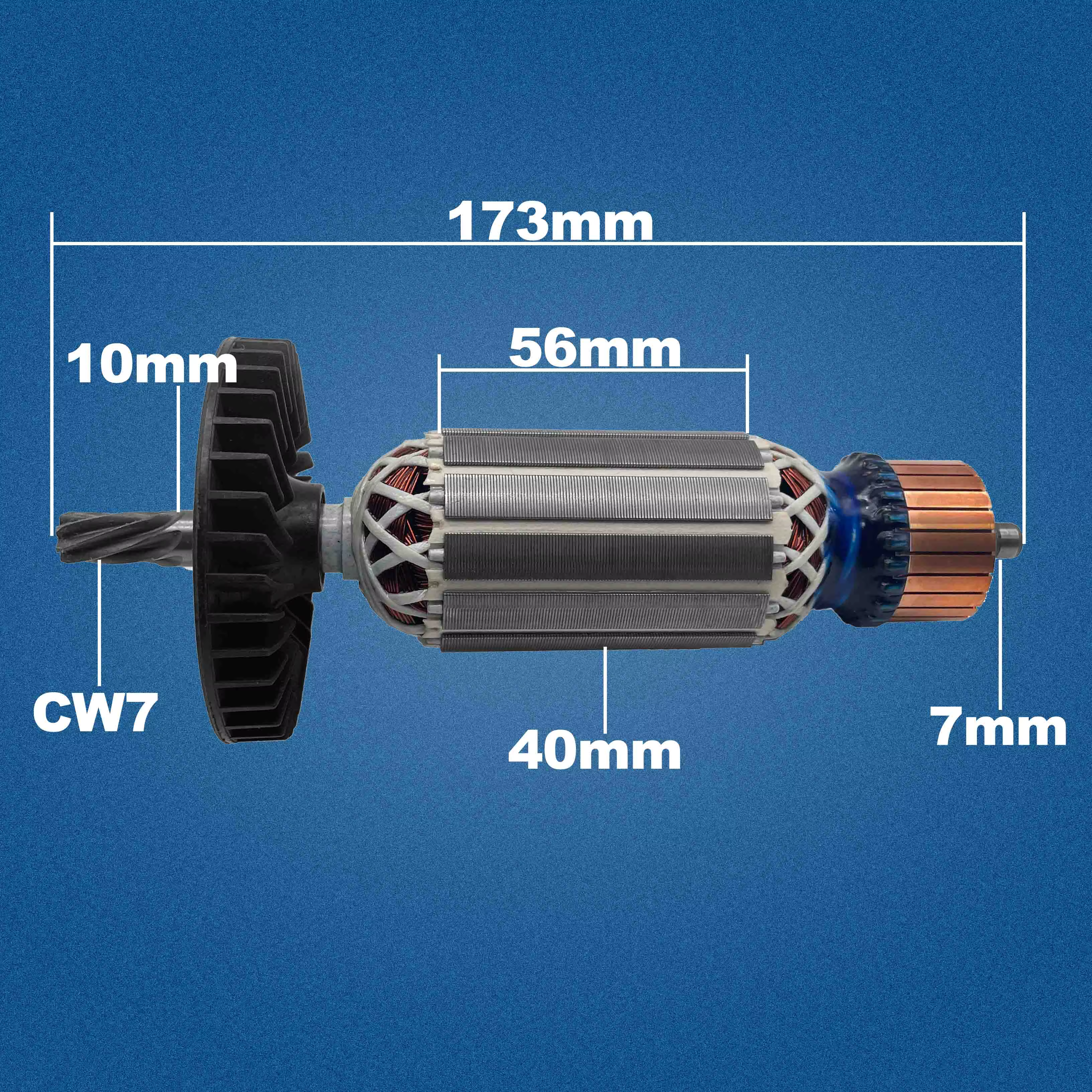 AC 220V 240V GKS190 GKS165 Induit Rotor pour BOSCH Scie Circulaire A Main Pièces de rechange Scie ci