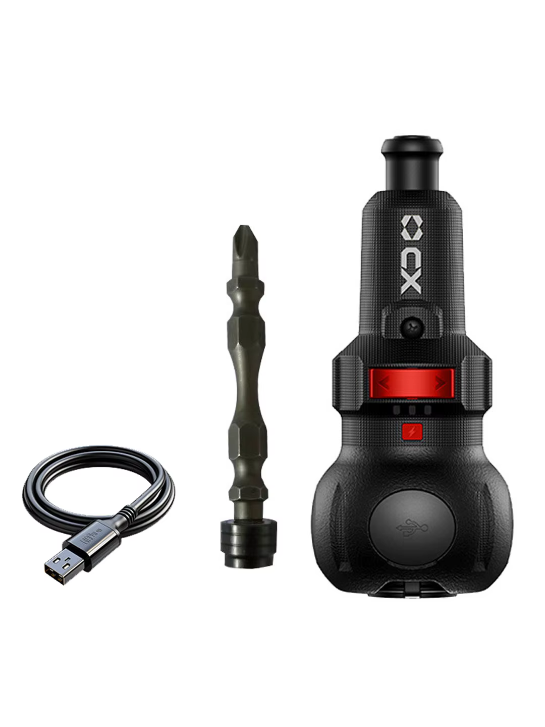 Tournevis électrique sans fil, mini perceuse, batterie Li-ion 3.6V, manuel et électrique, chargement