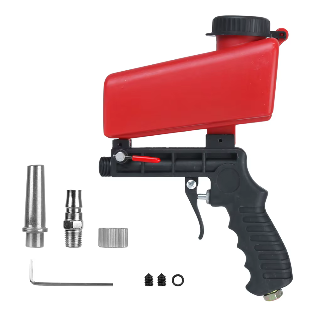 Pistolet de sablage pneumatique portatif, ensemble de pistolets de sablage, petite Machine de sablag