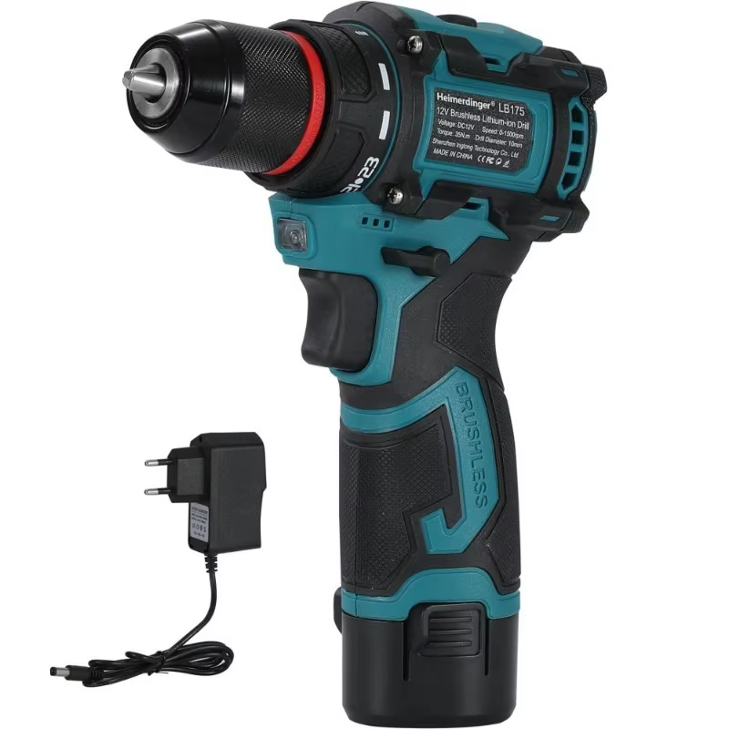 Tournevis électrique sans balais 12V, perceuse sans fil, batterie au Lithium Rechargeable, Mini outi
