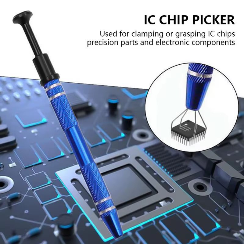 Extracteur de puces IC à 4 griffes, outil de démontage de pièces de précision, extracteur de ramassa