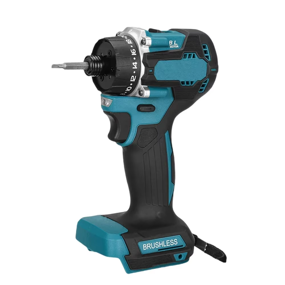 Makita – tournevis électrique sans fil, puissant couple 20 + 1, 1/4 pouces, perceuse pour batterie 1