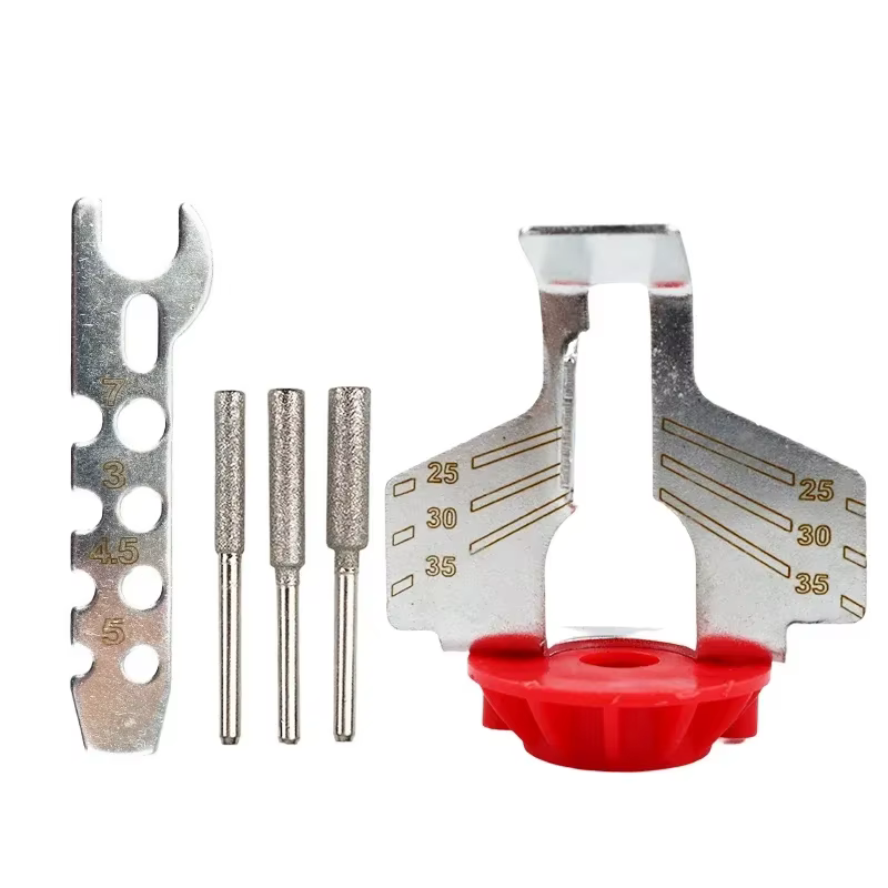 Kit d'affûtage de tronçonneuse, meuleuse électrique, ensemble de fixation de polissage, chaînes de s