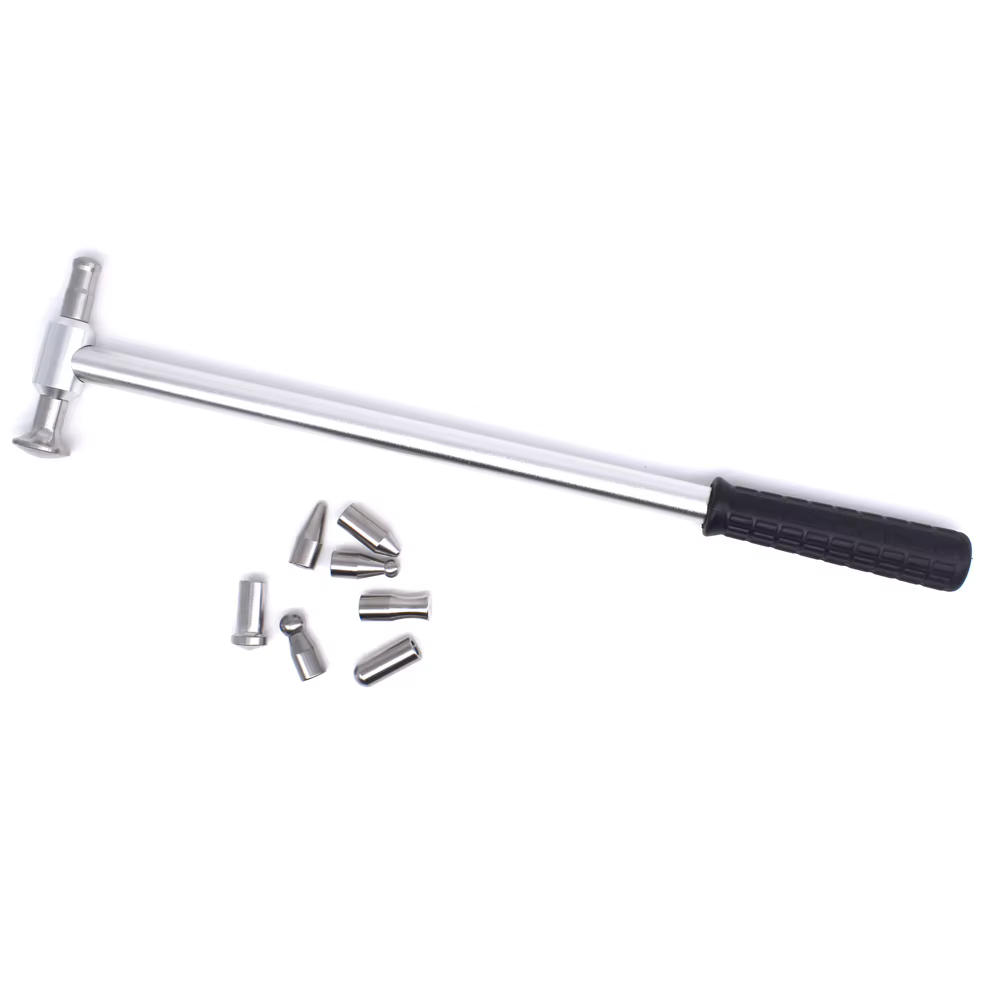 Ensemble d'outils de réparation P-d-r, 9 têtes, marteau métallique, outil de débosselage sans peintu