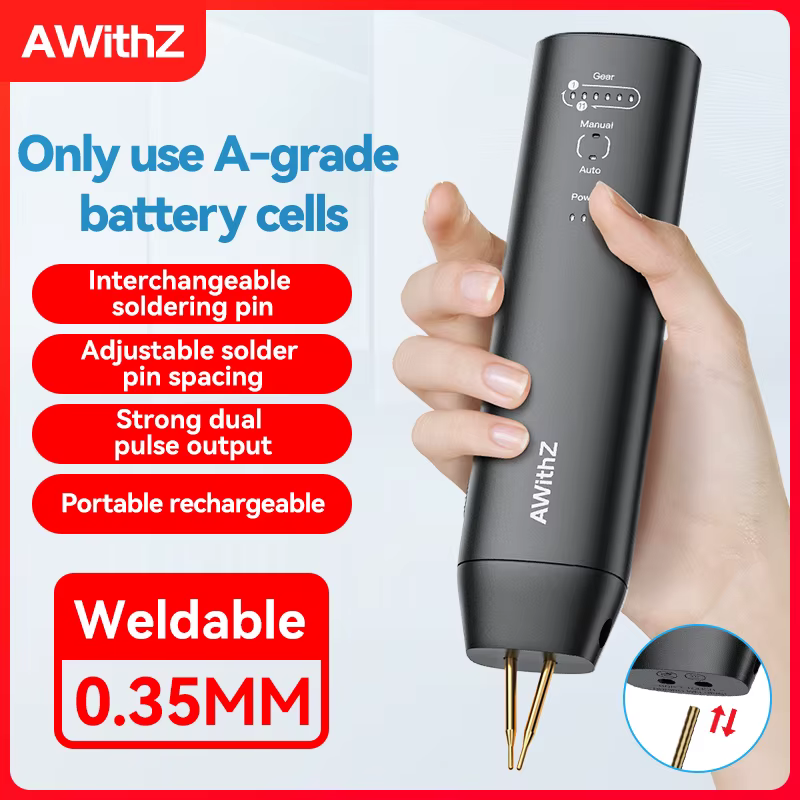 AWithZ 90 vitesses soudeuse par points réglable Portable Machine de soudage par points stockage d'én