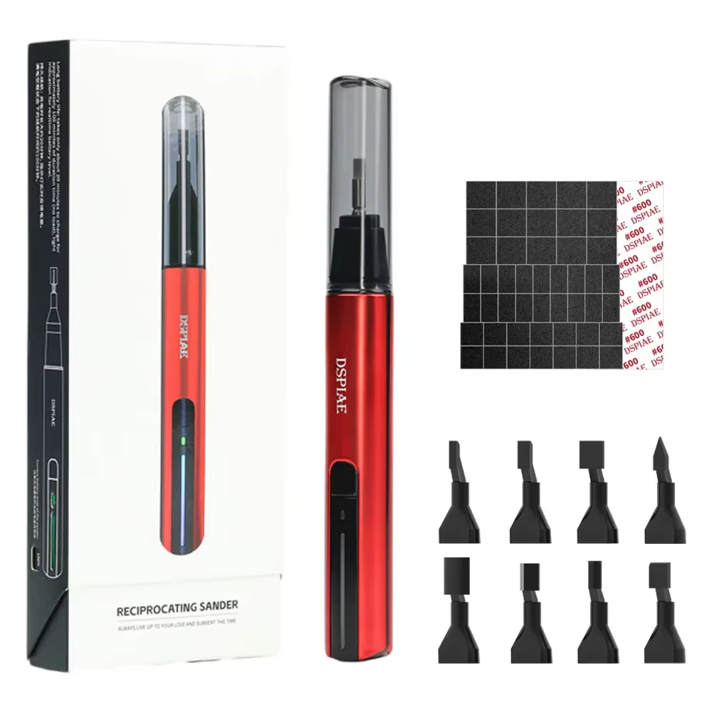 Ponceuse alternative DSPIAE ES-A avec chargement USB-stylo de meulage électrique pour le ponçage de 