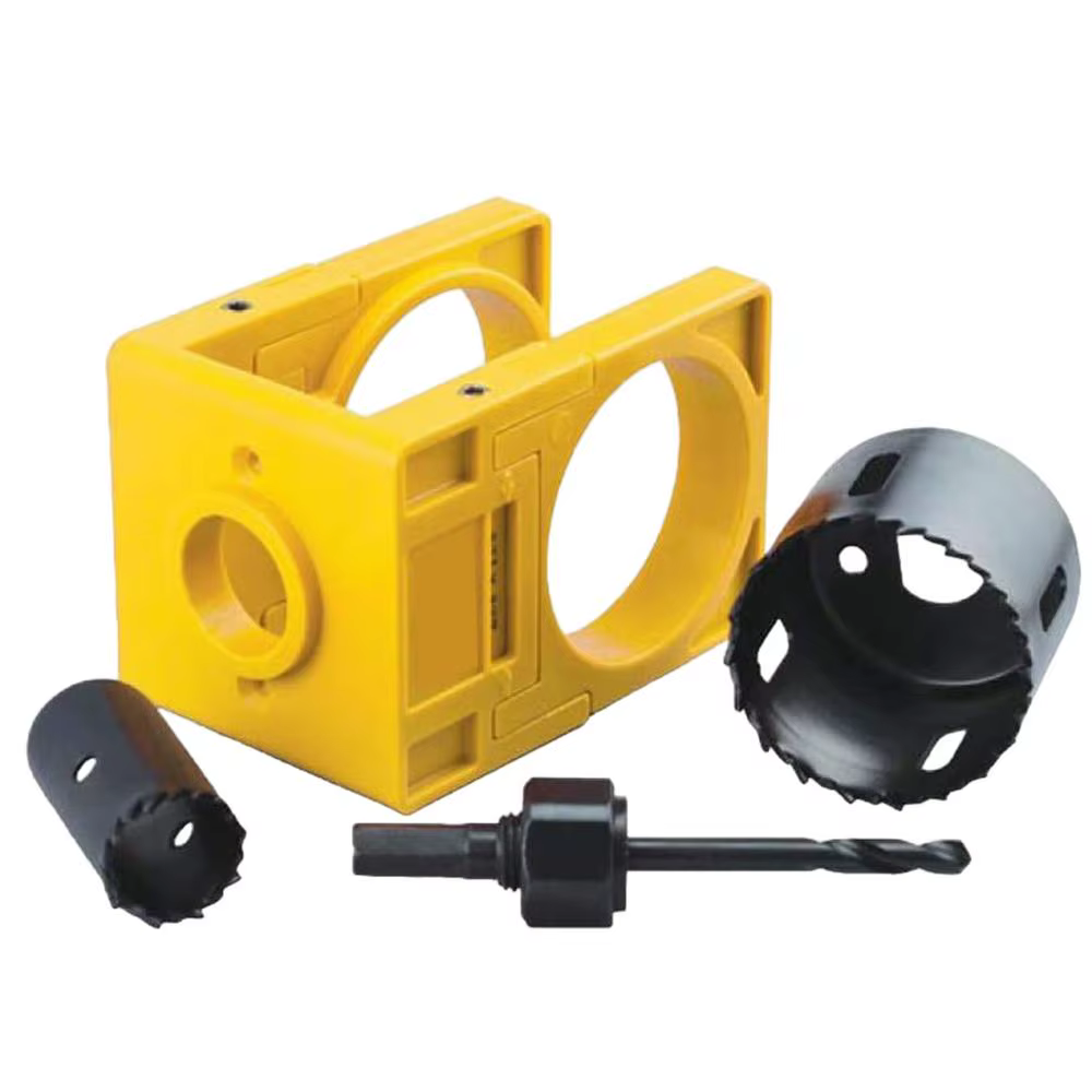 Kit de perçage de bouton de porte 1-3/8 "- 1-3/4", Kit d'installation de serrure de porte avec gabar