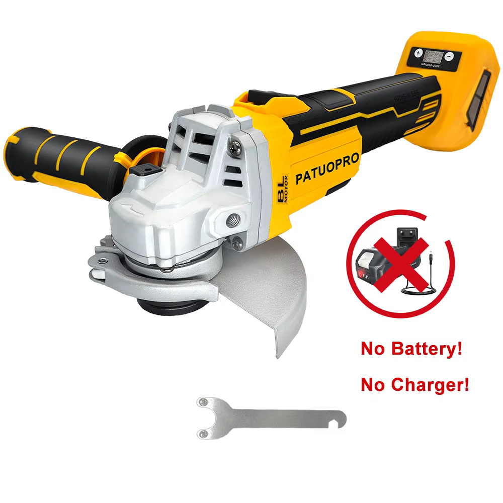 Makita-Meuleuse d'angle électrique sans fil, meuleuse sans balais, machine à couper et à polir, affi
