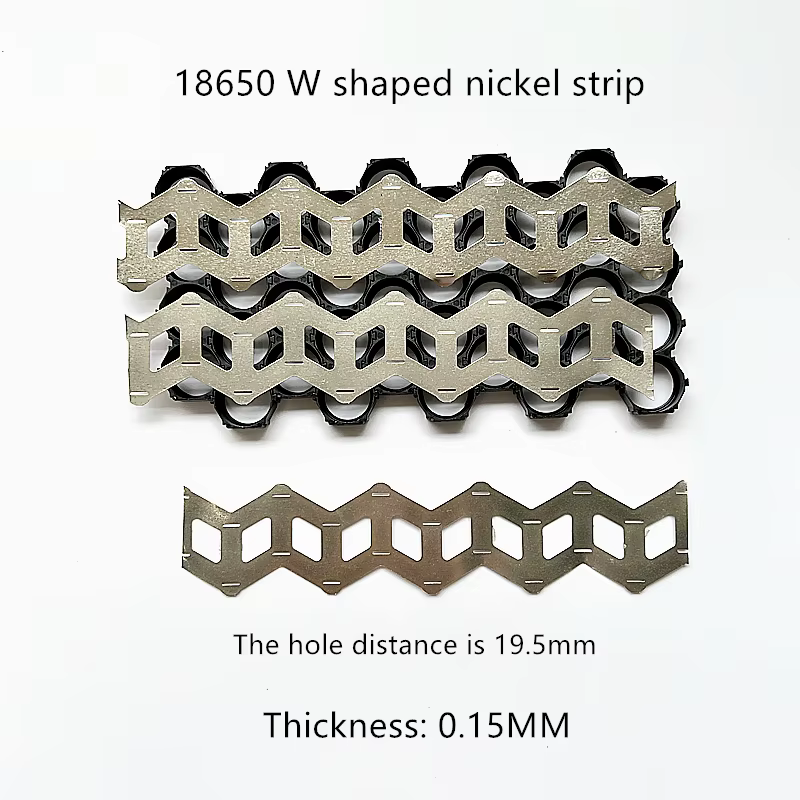 18650 et 21700 batterie 2P bande de Nickel ondulée feuille de Nickel Type W bobine de bande de Nicke