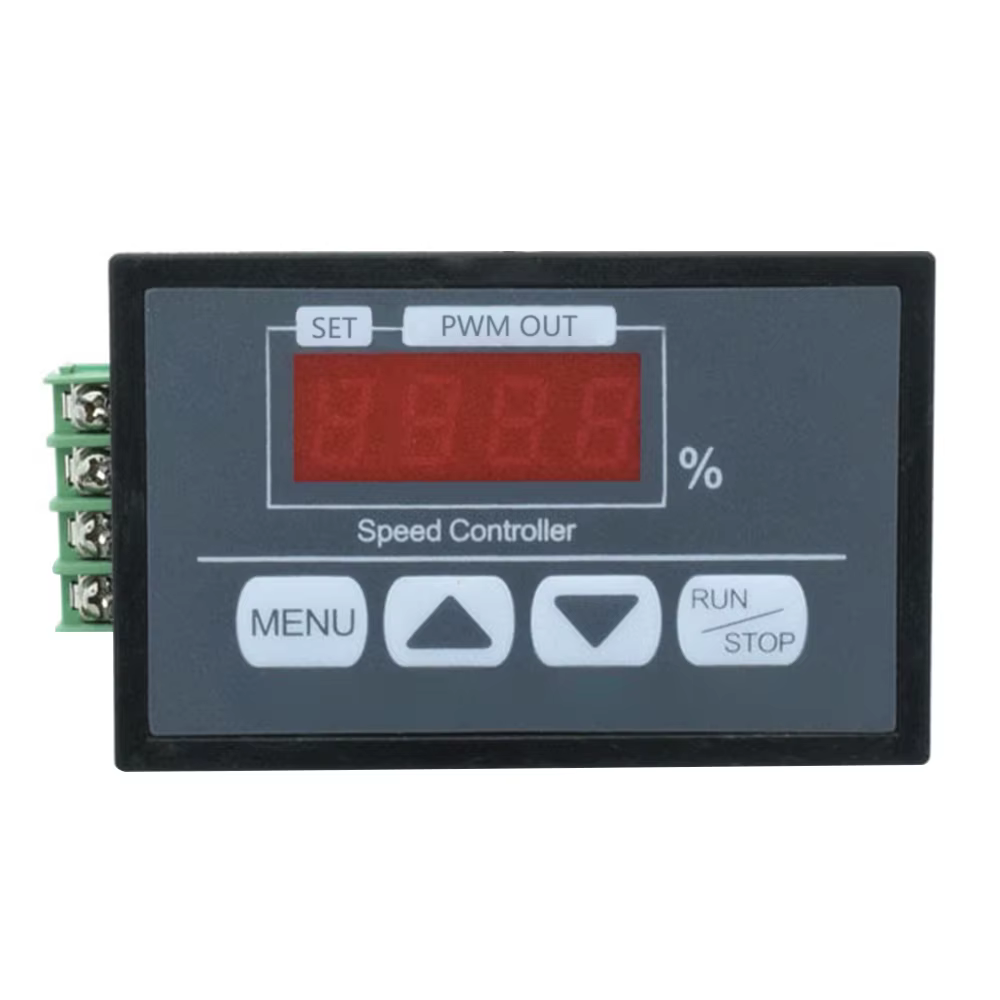 Contrôleur de vitesse de moteur PWM DC6-60V, contrôleur de puissance avec affichage numérique LED, d