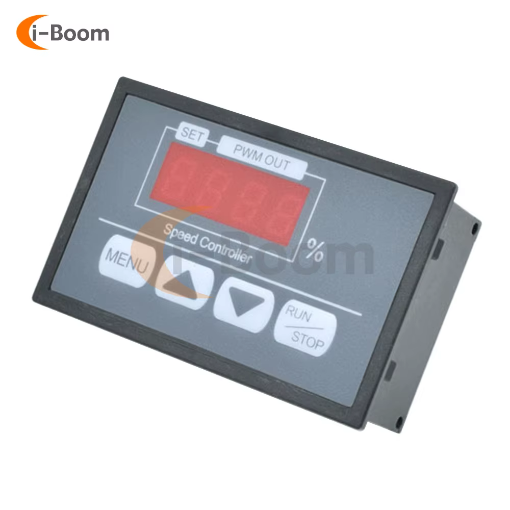 Contrôleur de vitesse de moteur PWM DC6-60V, contrôleur de puissance avec affichage numérique LED, d