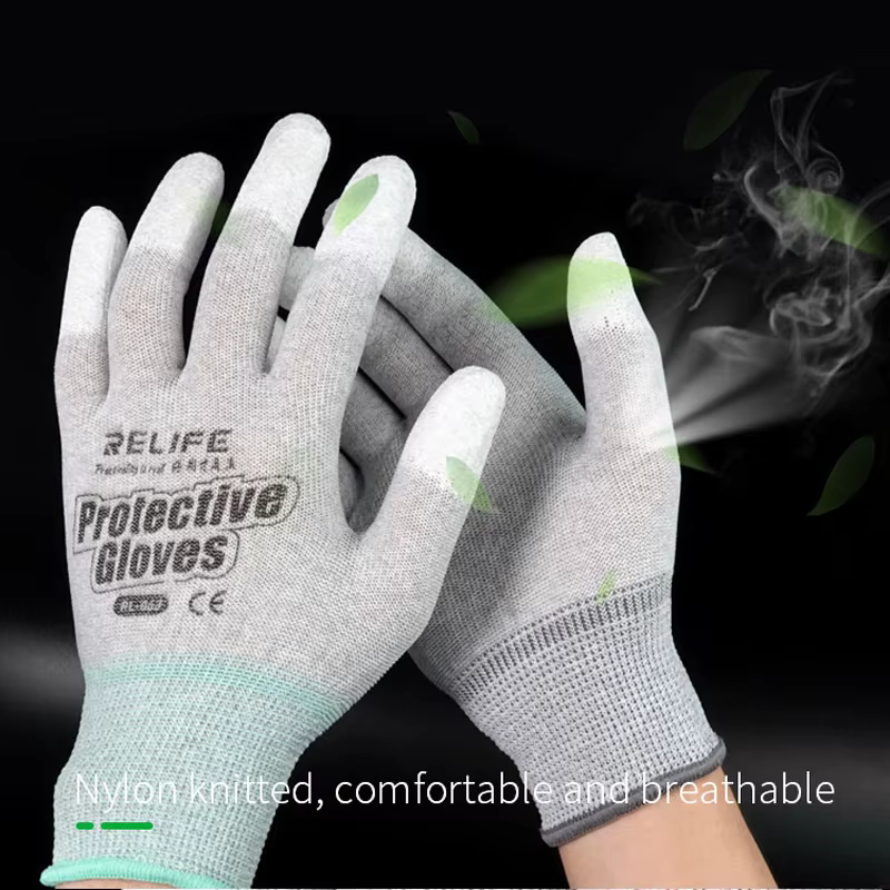 RELIFE RL-063 gants antidérapants antistatiques revêtement d'isolation en polyuréthane Protection de