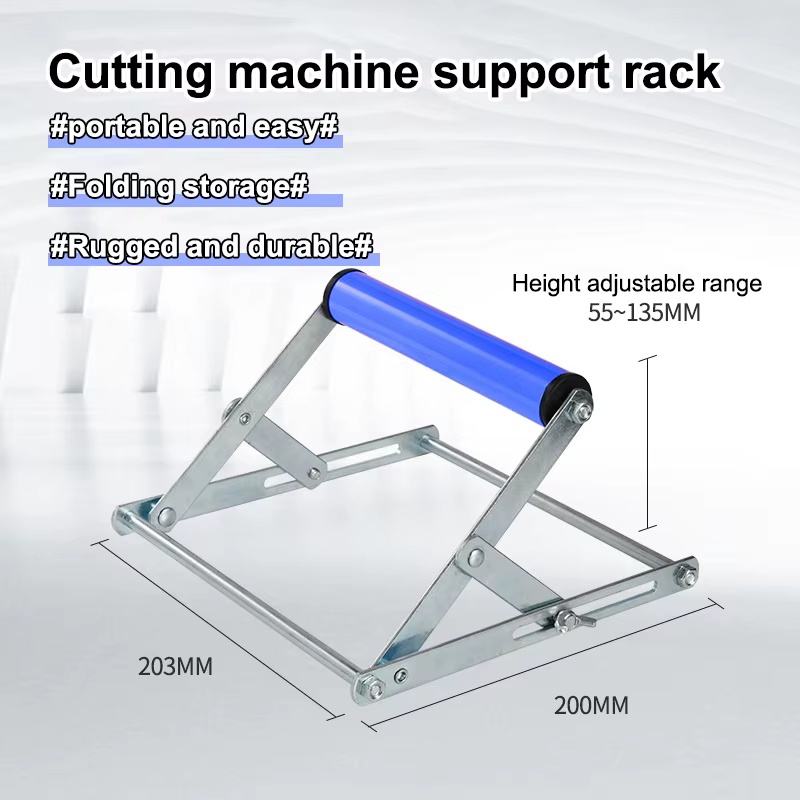 【A0】1 pièce Support à roulettes réglable en hauteur pour scie à table, support de coupe pour machine
