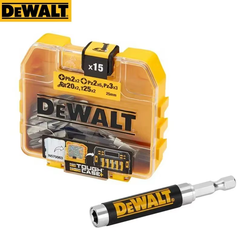 DEWALT – Kit de 16 embouts de tournevis et de forets avec supports magnétiques télescopiques, access