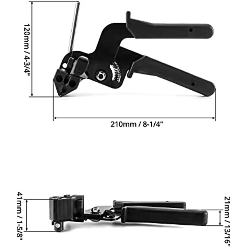 Pince à sertir en acier inoxydable, outil d'assemblage de câble, coupe-tendeur