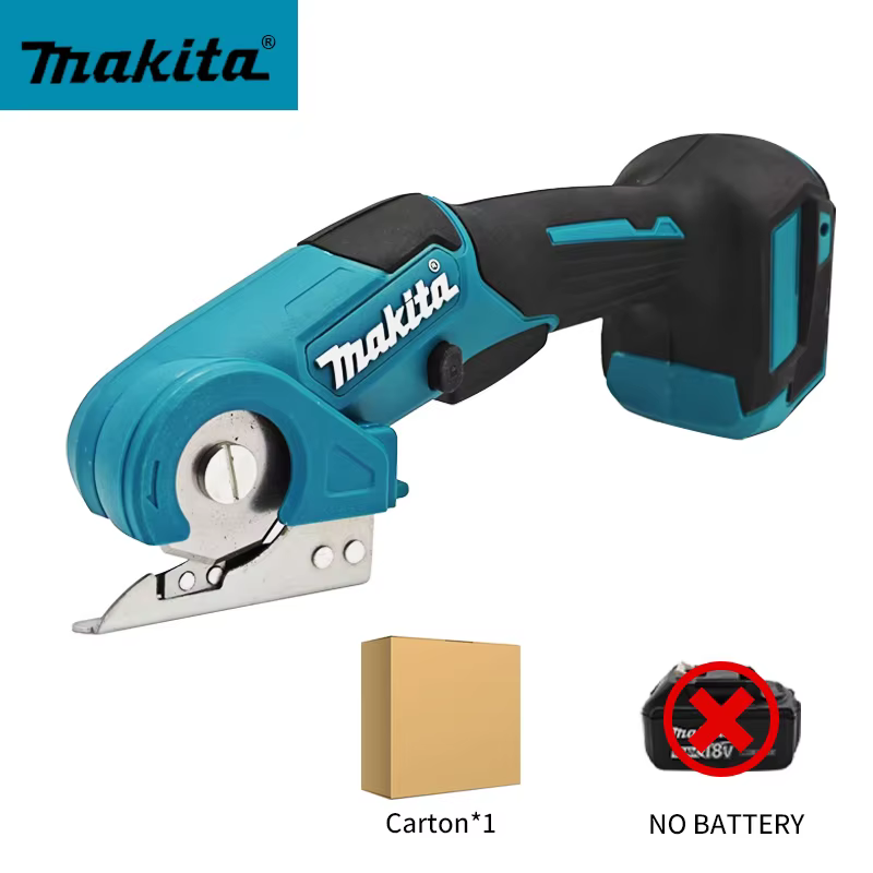 Ciseaux à tapis sans fil Makita, outil multifonctionnel, couteau rond, ciseaux à tissu, outil électr