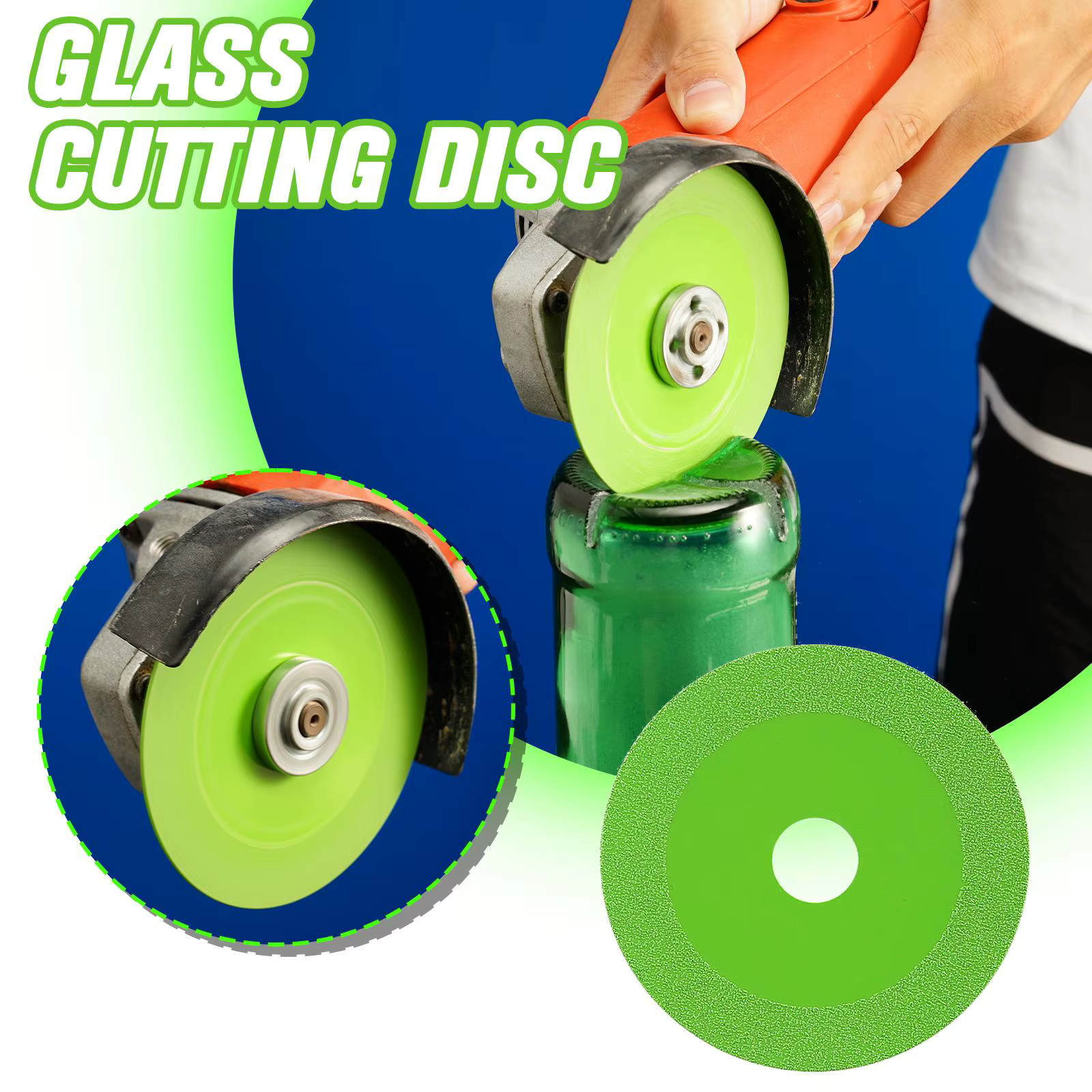 Disque de coupe en diamant pour verre, marbre, céramique, carrelage, jade, cristal, bouteilles de vi
