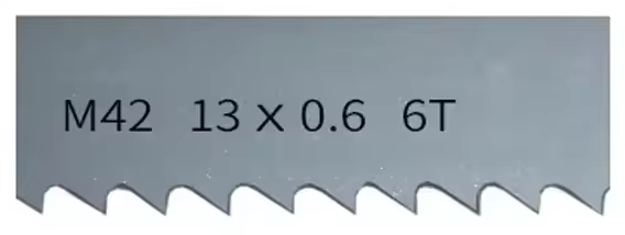 Lame de scie à ruban 2240 1425 1140 1435 mm de longueur 13x0,65 mm avec 6 10 14 TPI M42 Bi Métal pou
