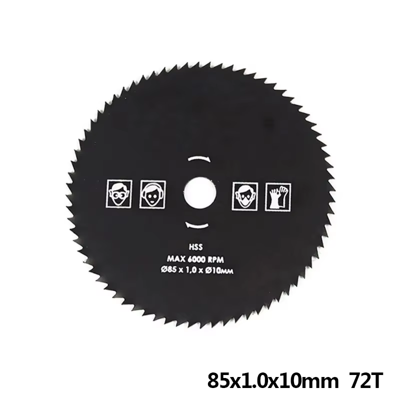 CMCP 1 pièce 85/115mm HSS lame de scie circulaire Mini lame de scie 44 60 72 80 dents disque de coup