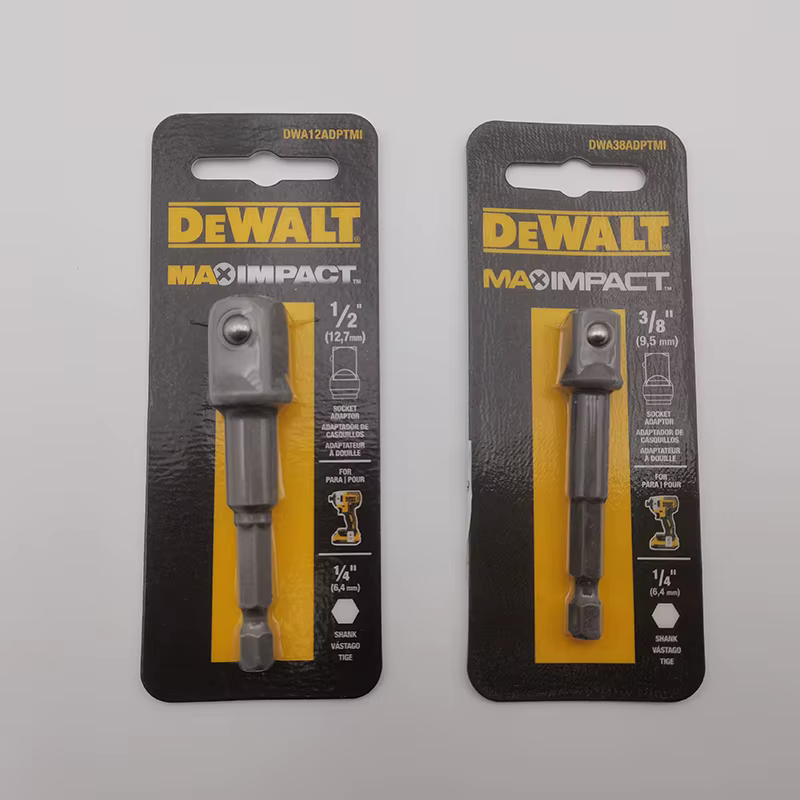 DEWALT – adaptateur carré 1/4 "à 1/2" 3/8 ", perceuse électrique à percussion, outil de Conversion, 