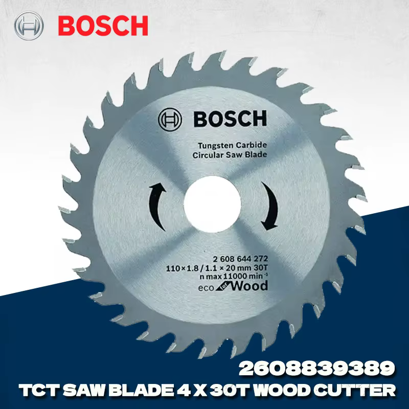 BOSCH 2608839389 lame de scie circulaire sans fil pour la coupe du bois 110x1.6/1.1x20mm T30 Bosch a