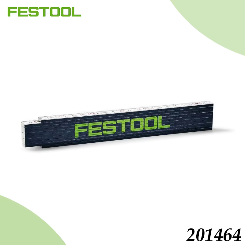 FESTOOL 201464 Règle pliante en bois, échelle métrique 2m, design compact pour le travail du bois et
